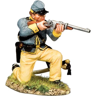 Kneeling Trooper Firing Carbine 1/30 Figure - King and Country