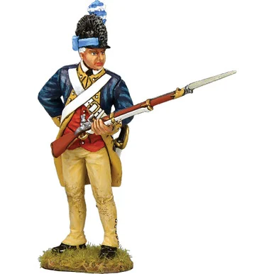 Washington's Guard Co. Reaching For a Cartridge 1/30 Figure K&C (AR077) - King and Country