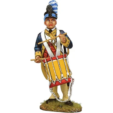 Washington's Guard Co. Drummer Boy 1/30 Figure K&C (AR085) - King and Country
