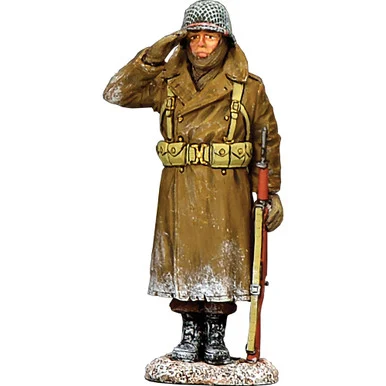 Saluting GI 1/30 Figure K&C (BBA112) - King and Country