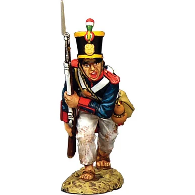 Santa Anna's Soldier Advancing Forward 1/30 Figure K&C (RTA124) - King and Country