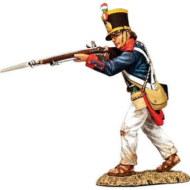 Santa Anna's Soldier Soldier Shooting to Front 1/30 Figure K&C (RTA135) - King and Country