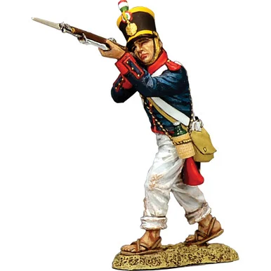 Santa Anna's Soldier Soldier Shooting Upwards 1/30 Figure K&C (RTA136) - King and Country