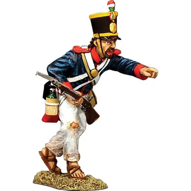 Santa Anna's Soldier Soldier Pointing Forward 1/30 Figure K&C (RTA137) - King and Country
