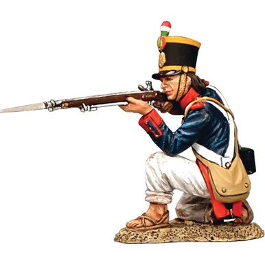 Santa Anna's Soldier Kneeling, Firing to Front 1/30 Figure K&C (RTA140) - King and Country