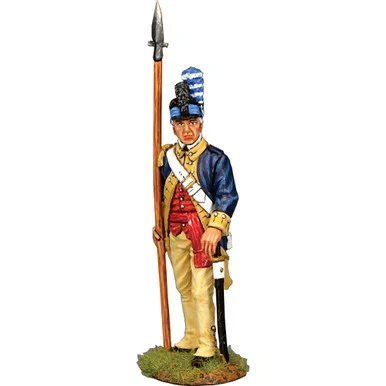 Washington's Guard Co. Company Officer w/Pike 1/30 Figure K&C (AR084) - King and Country
