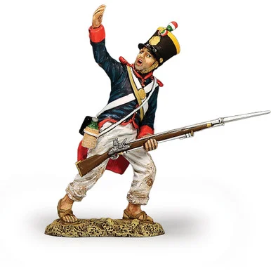 Santa Anna's Shouting Soldier 1/30 Figure K&C (RTA128) - King and Country