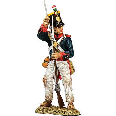 Santa Anna's Soldier using his Ramrod 1/30 Figure K&C (RTA131) - King and Country