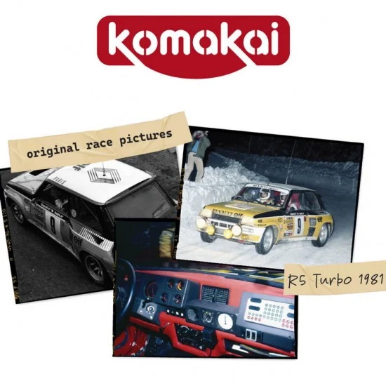 Komakai OR004 Reference / Walkaround Book: Renault 5 Turbo Team Galtier Renault Sport 1981 - Modelling Publication