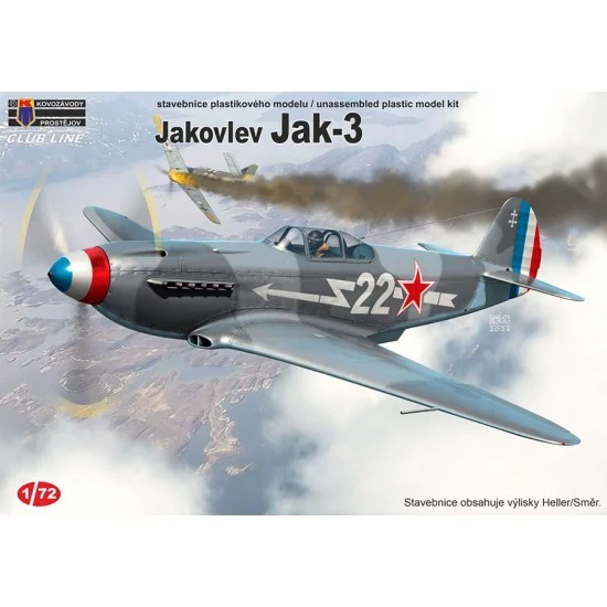 Kovozavody CLK0014 1/72 Jakowlew Jak-3 Fighter Aircraft