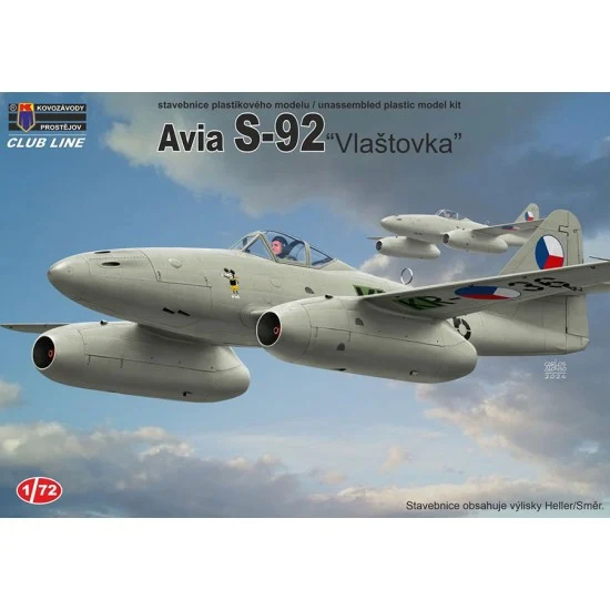 Kovozavody CLK0015 1/72 Avia S-92 ''Vlastovka'' Fighter-bomber