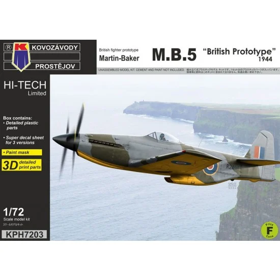 Kovozavody H7203 1/72 Martin-Baker M.B.5 ''British Prototype'' 1944