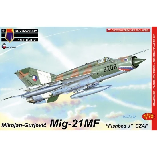 Kovozavody 0084 1/72 CZAF Mikoyan-Gurevich MiG-21MF Fishbed J