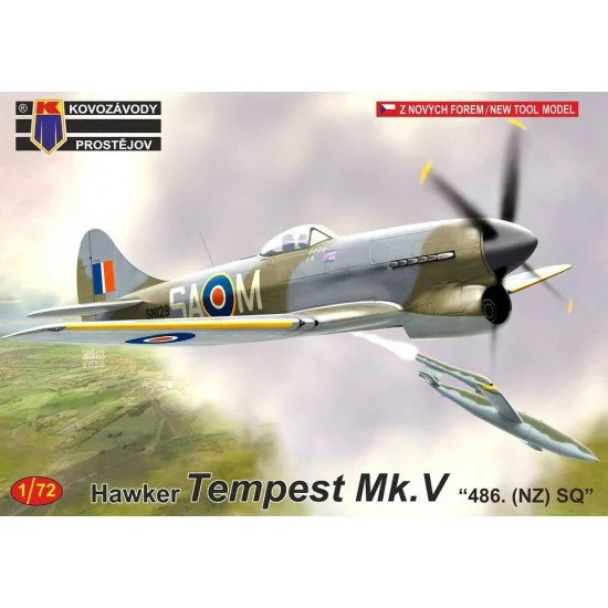 Kovozavody 0222 1/72 Hawker Tempest Mk.V '486. (NZ) SQ' - Model Planes