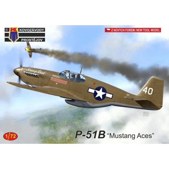 Kovozavody 0245 1/72 North American P-51B 'Mustang Aces'