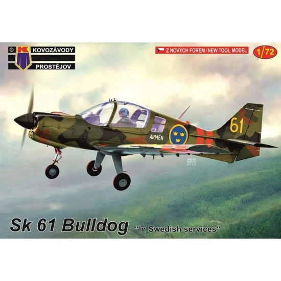 Kovozavody M0300 1/72 Sk 61 Bulldog ''In Swedish services'' - Model Planes