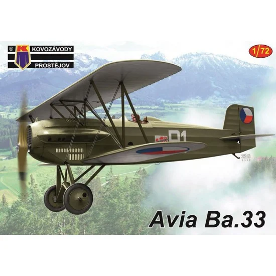 Kovozavody M0352 1/72 Avia Ba.33 Biplane Fighter - Model Planes