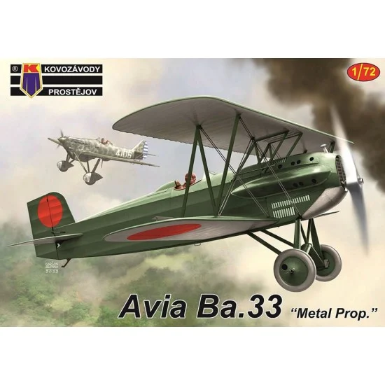 Kovozavody M0353 1/72 Avia Ba.33 ''Metal Prop.'' Biplane Fighter - Model Planes