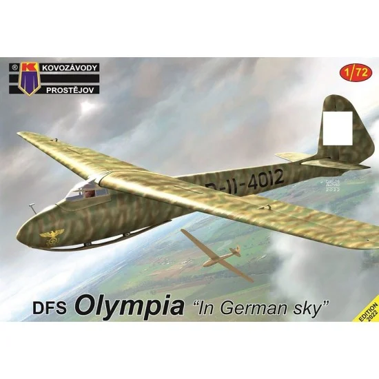 Kovozavody M0354 1/72 DFS Olympia Meise ''In German Sky'' Sailplane - Model Planes