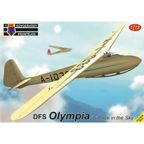 Kovozavody M0355 1/72 DFS Olympia Meise ''Silence in the Sky'' Sailplane - Model Planes