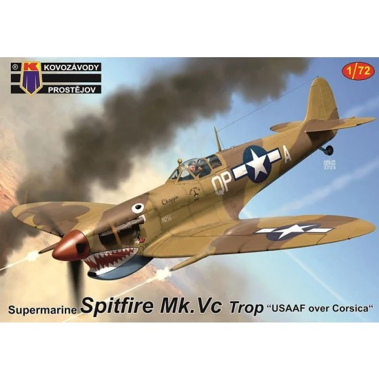 Kovozavody M0416 1/72 Spitfire Mk.Vc Trop ''USAAF over Corsica'' - Model Planes