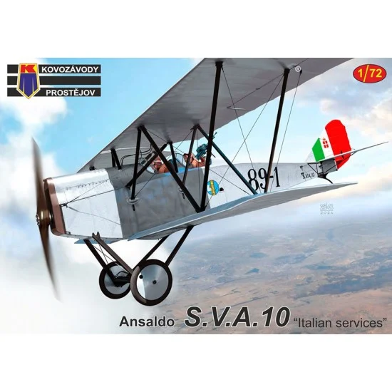 Kovozavody M0447 1/72 Ansaldo S.V.A. 10 ''Italian services'' Reconnaissance Aircraft - Model Planes