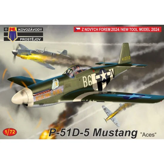 Kovozavody M0483 1/72 P-51D-5 Mustang ''Aces'' Fighter