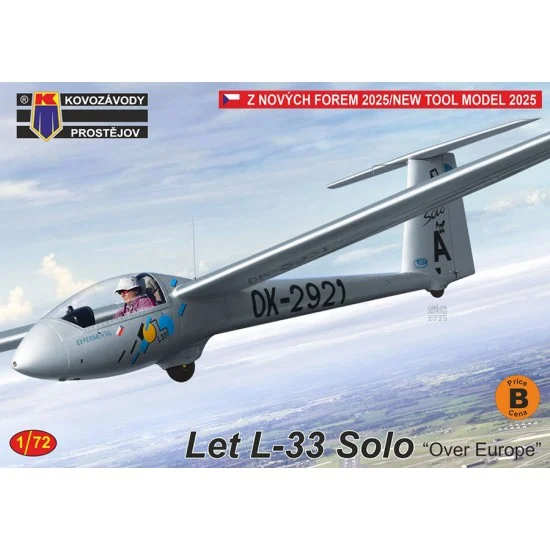 Kovozavody M0498 1/72 Let L-33 Solo ''Over Europe''