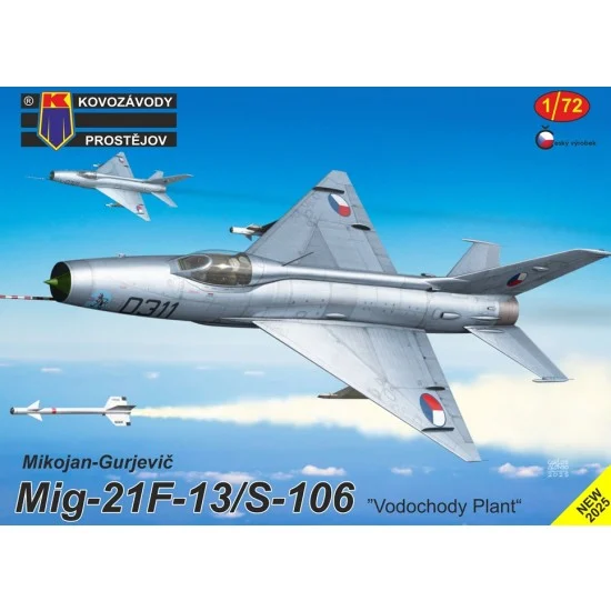 Kovozavody 0502 1/72 Mikoyan-Gurevich MiG-21F-13/S-106 Vodochody Plant