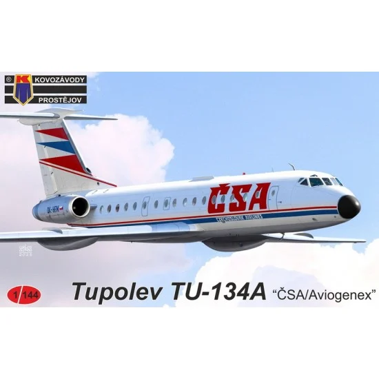 Kovozavody 14410 1/144 Tupolev Tu-134A CSA/Aviogenex