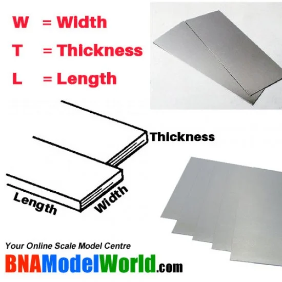 KS Metals 257 Aluminum Sheet - T: 1.57mm, W: 101.6mm, L: 254mm
