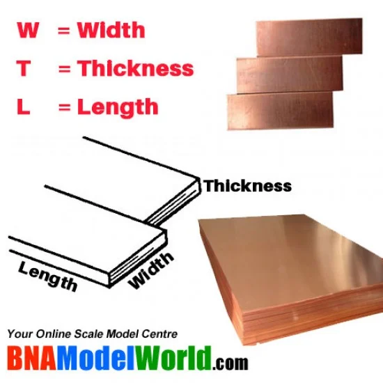 KS Metals 277 Copper Sheet - T: 0.41mm, W: 101.6mm, L: 254mm (26 gauge)