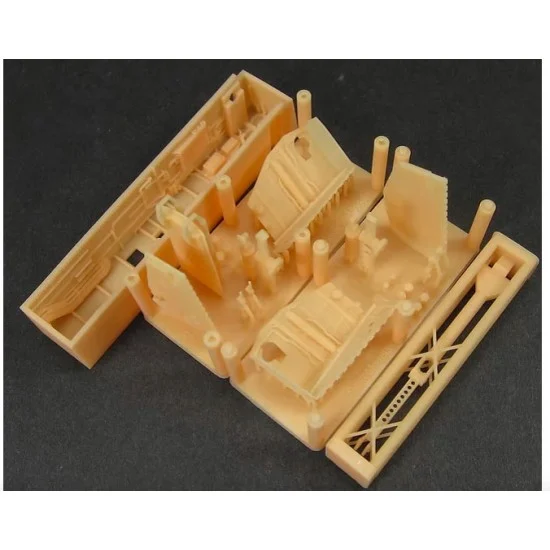 Kopecky Scale Models 32028 1/32 F-15 Eagle Wheelbays Upgrade set w/E Front Gear Strengthened Strut for Tamiya kit