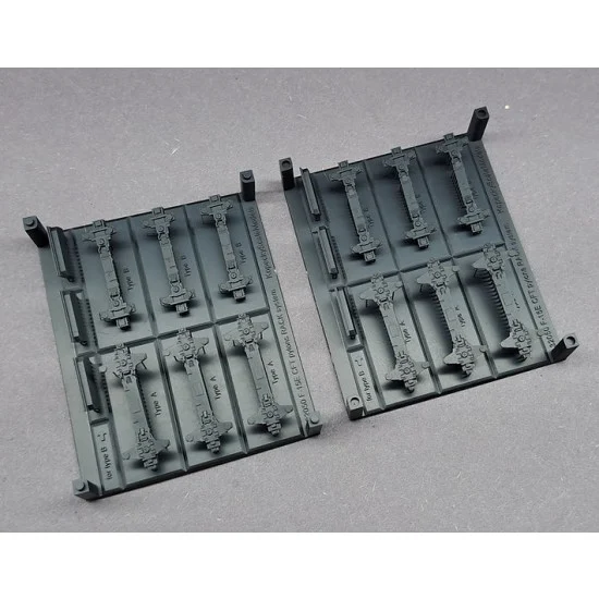 Kopecky Scale Models 32050 1/32 F-15E Strike Eagle CFT Pylons (6+6ks) RACK System for Tamiya kits