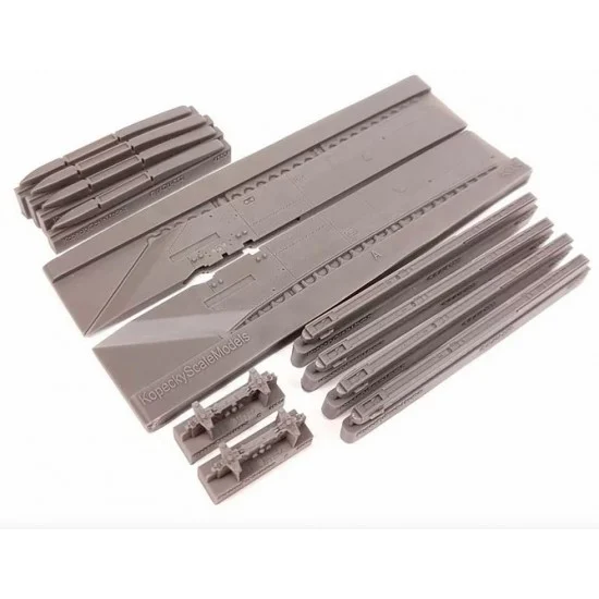 Kopecky Scale Models 48004 1/48 F-15E Eagle Wing Pylons & LAU-128 Smart AA Missile Rails for Great Wall Hobby kit