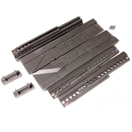 Kopecky Scale Models 48010 1/48 F-15C Early Wing Pylons, LAU-114 Rails, ADU-507 Adapters for Great Wall Hobby kit