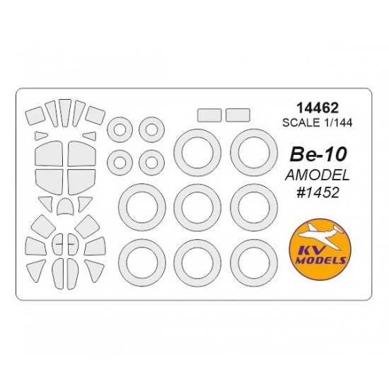KV Models 14462 1/144 Beriev Be-10 Masks for Amodel #1452