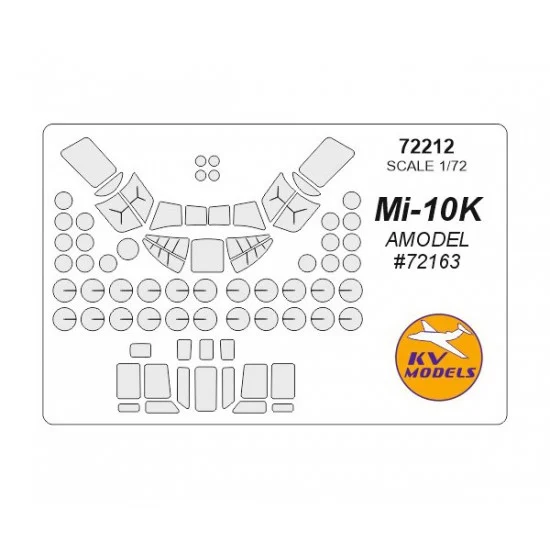 KV Models 72212 1/72 Mi-10K Masking for Amodel #72163