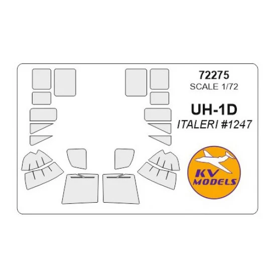 KV Models 72275 1/72 UH-1D Masking for Italeri #1247