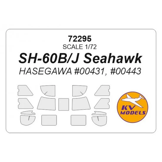 KV Models 72295 1/72 SH-60/HH-60 Masking for Hasegawa kits