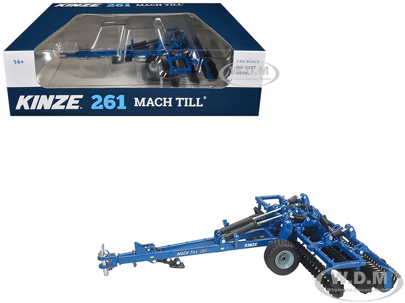 Kinze 261 Mach Till Blue 1/64 Diecast Model by SpecCast - Tractors & Farm Models