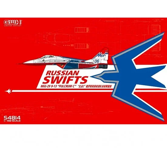 Great Wall Hobby S4814 1/48 Russian Swifts MiG-29 9-13 Fulcrum-C [Limited Edition]