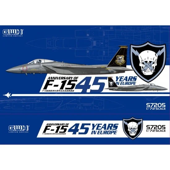 Great Wall Hobby S7205 1/72 USAF F-15C Annversary of "45 Years in Europe"