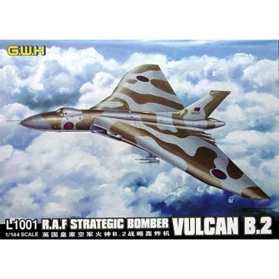 Great Wall Hobby L1001 1/144 R.A.F. Strategic Bomber Avro Vulcan B.2 - Model Planes