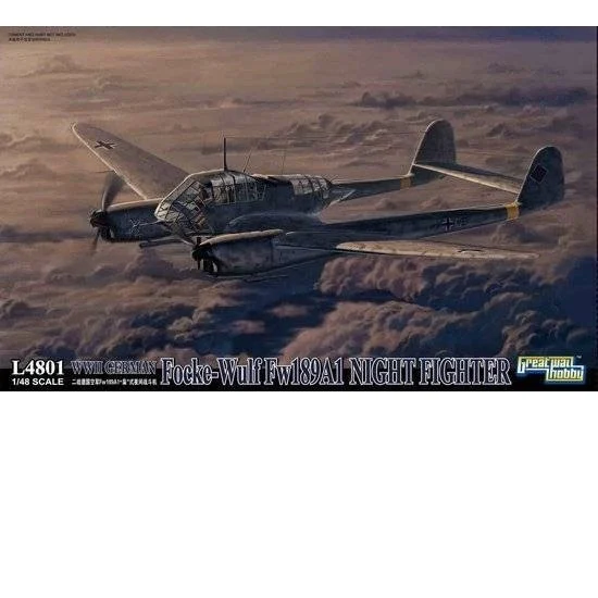Great Wall Hobby L4801 1/48 WWII German Focke-Wulf Fw 189A-1 "Night Fighter"