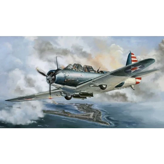 Great Wall Hobby L4809 1/48 WWII Douglas TBD-1 "Devastator" VT-6 at Wake Island 1942
