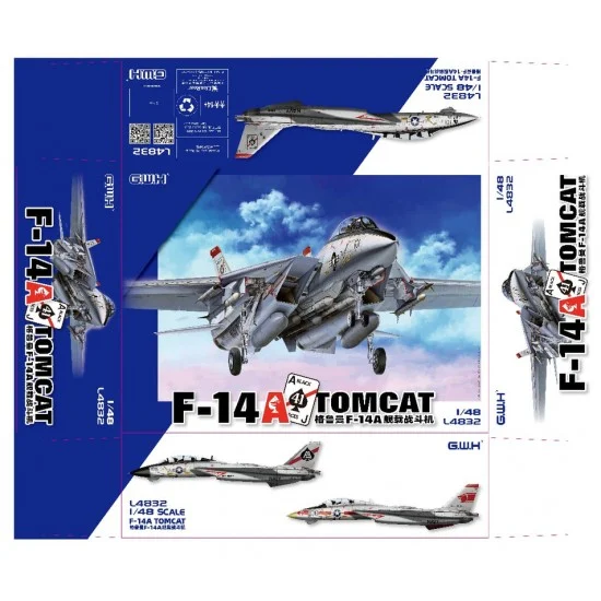 Great Wall Hobby L4832 1/48 US Navy Grumman F-14A Tomcat Carrier Fighter