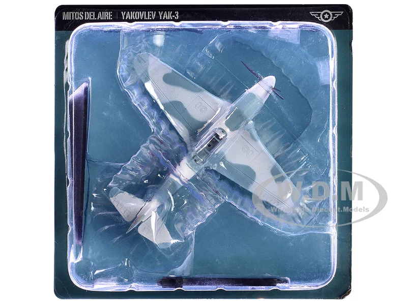 Yakovlev Yak-3 Fighter Aircraft "14th GvIAP, VVS of the Baltic Fleet, Semen Rogovoy" Soviet Air Force (1944) "Planes of World War II" Series 1/72 Diecast Model Airplane by Luppa