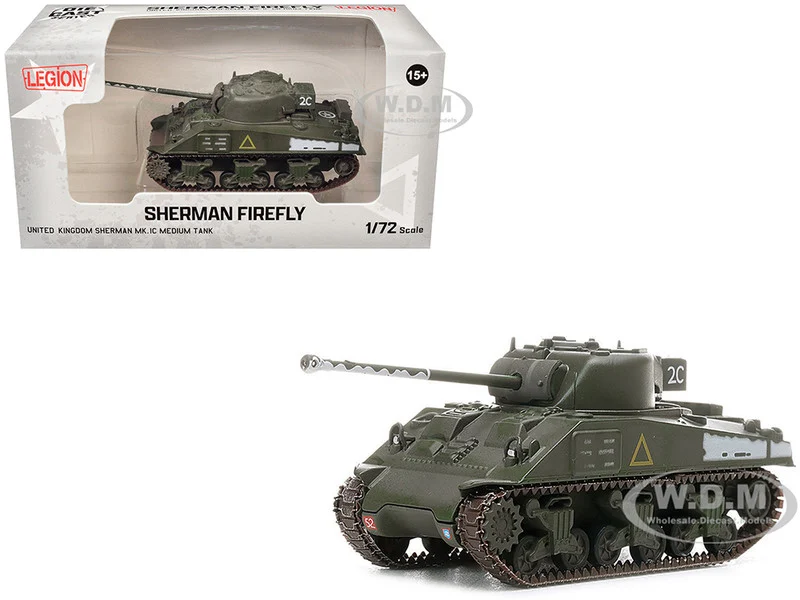 Sherman Firefly Mk.IC Medium Tank "A Squadron, Coldstream Guards, 5th Guards Armoured Brigade, Germany" (1945) British Army 1/72 Diecast Model by Legion - Military Models