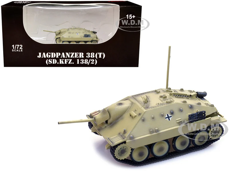Jagdpanzer 38(T) SD.Kfz. 138/2 Hetzer Tank Destroyer German Army World War II 1/72 Diecast Model by Legion - Military Models